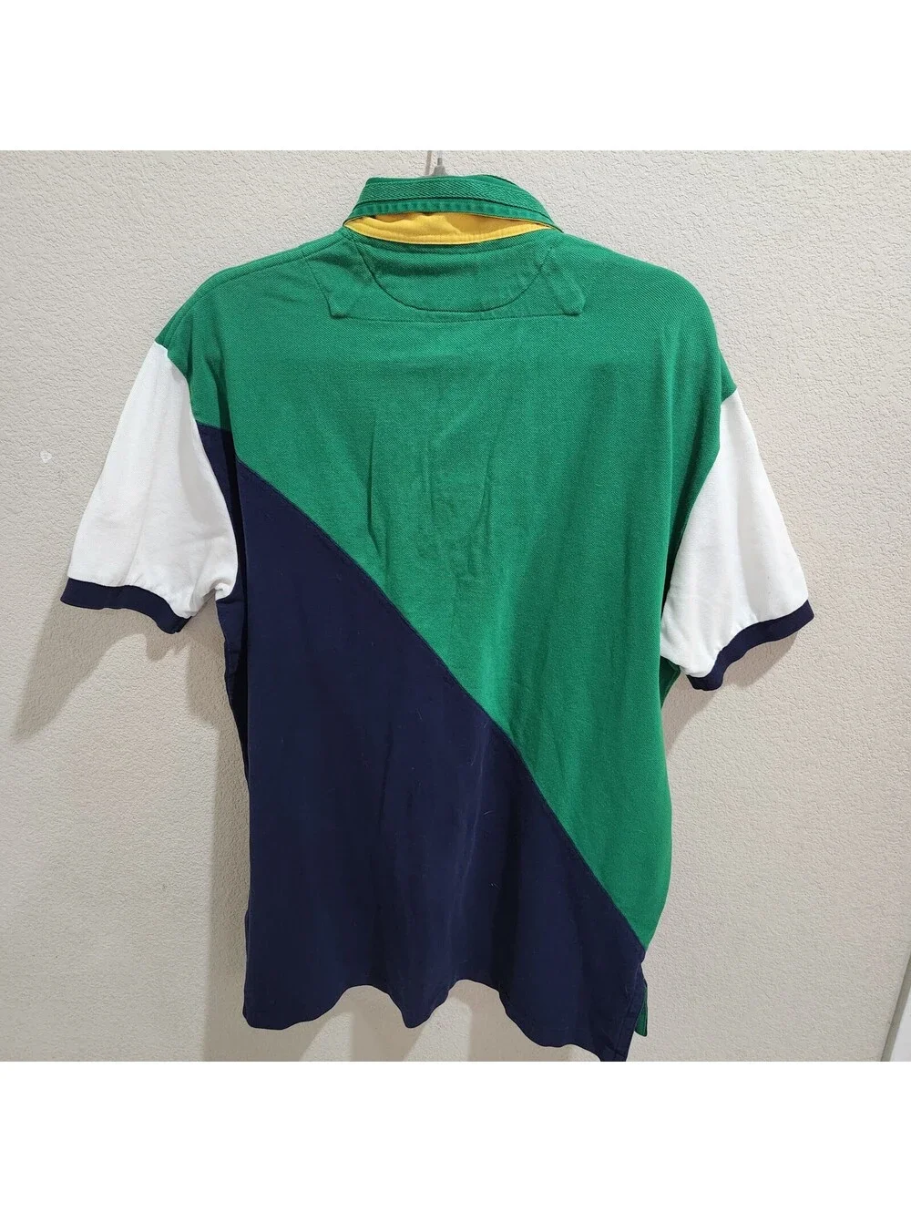 Vintage Polo Ralph Lauren Shirt Mens L Colorblock Cruiser Team 9 Rugby PRL Club
